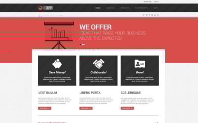 html5网站建设网页模板