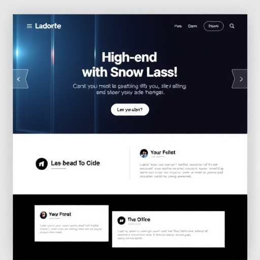 高端大气风格网站建设的布局规划与策略(图2)