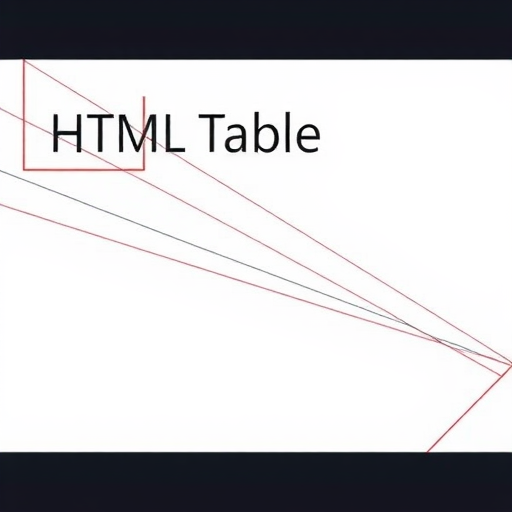 html thead