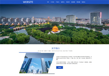 网站建设中文主题网站模板