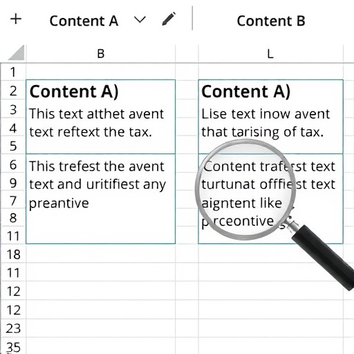 比较两个单元格内容是否一致(图2)