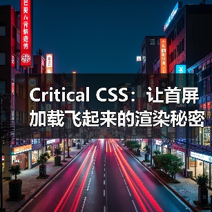 Critical CSS：让首屏加载飞起来的渲染秘密（图3）