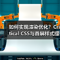 如何实现渲染优化?Critical CSS与首屏样式提取深度揭秘(图2) 如何实现渲染优化?Critical CSS与首屏样式提取深度揭秘(图2)
